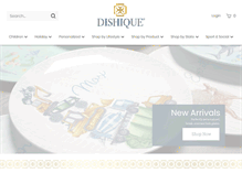 Tablet Screenshot of dishiqueboutique.com